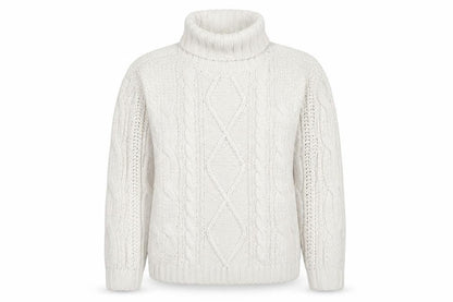 Womens UK Size M Primark White Pullover Jumper