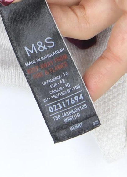 Womens UK Size 14 Marks and Spencer Multicoloured Pullover Jumper