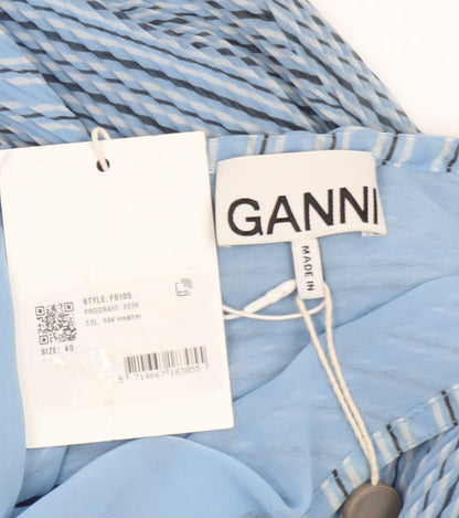Womens UK Size 12 Ganni A-Line Dress