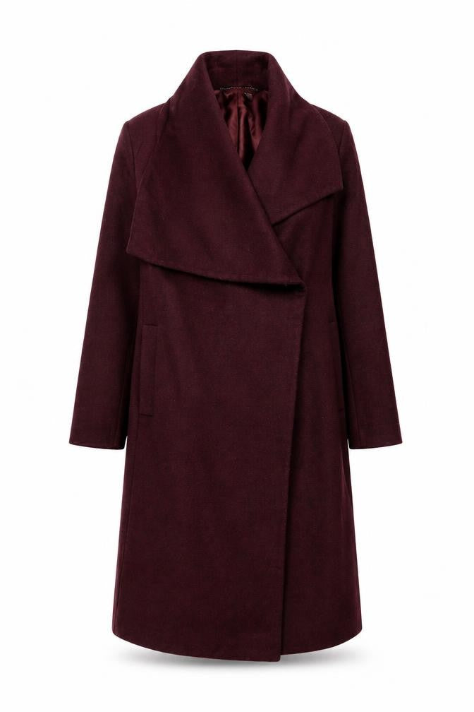 Womens UK Size 12 ASOS Red Overcoat
