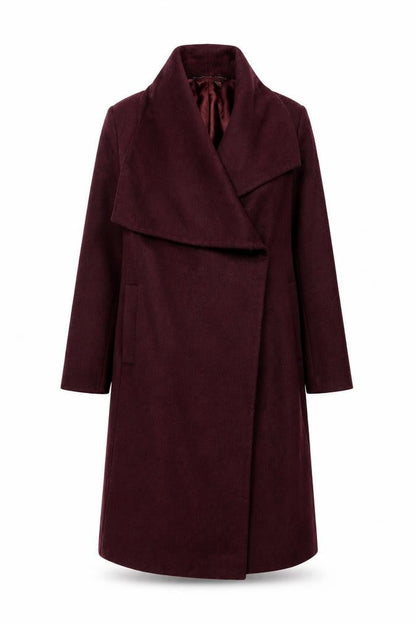 Womens UK Size 12 ASOS Red Overcoat