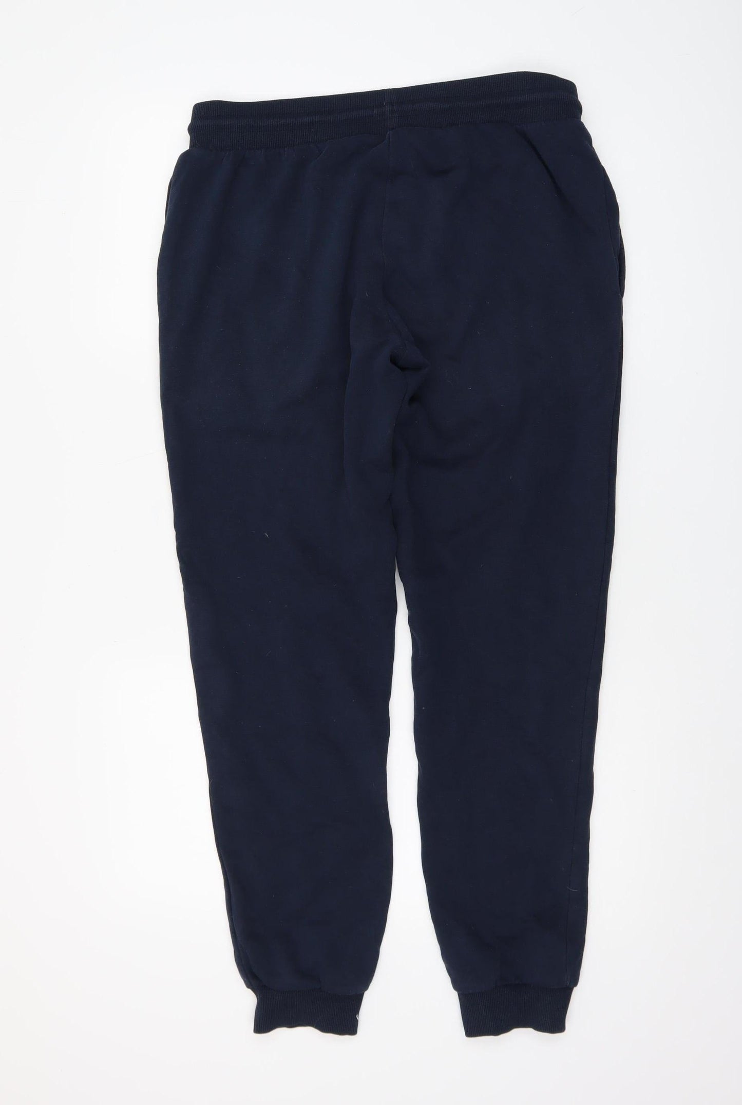 Jack & Jones Men's Blue Jogger Trousers L Regular Fit Fleece