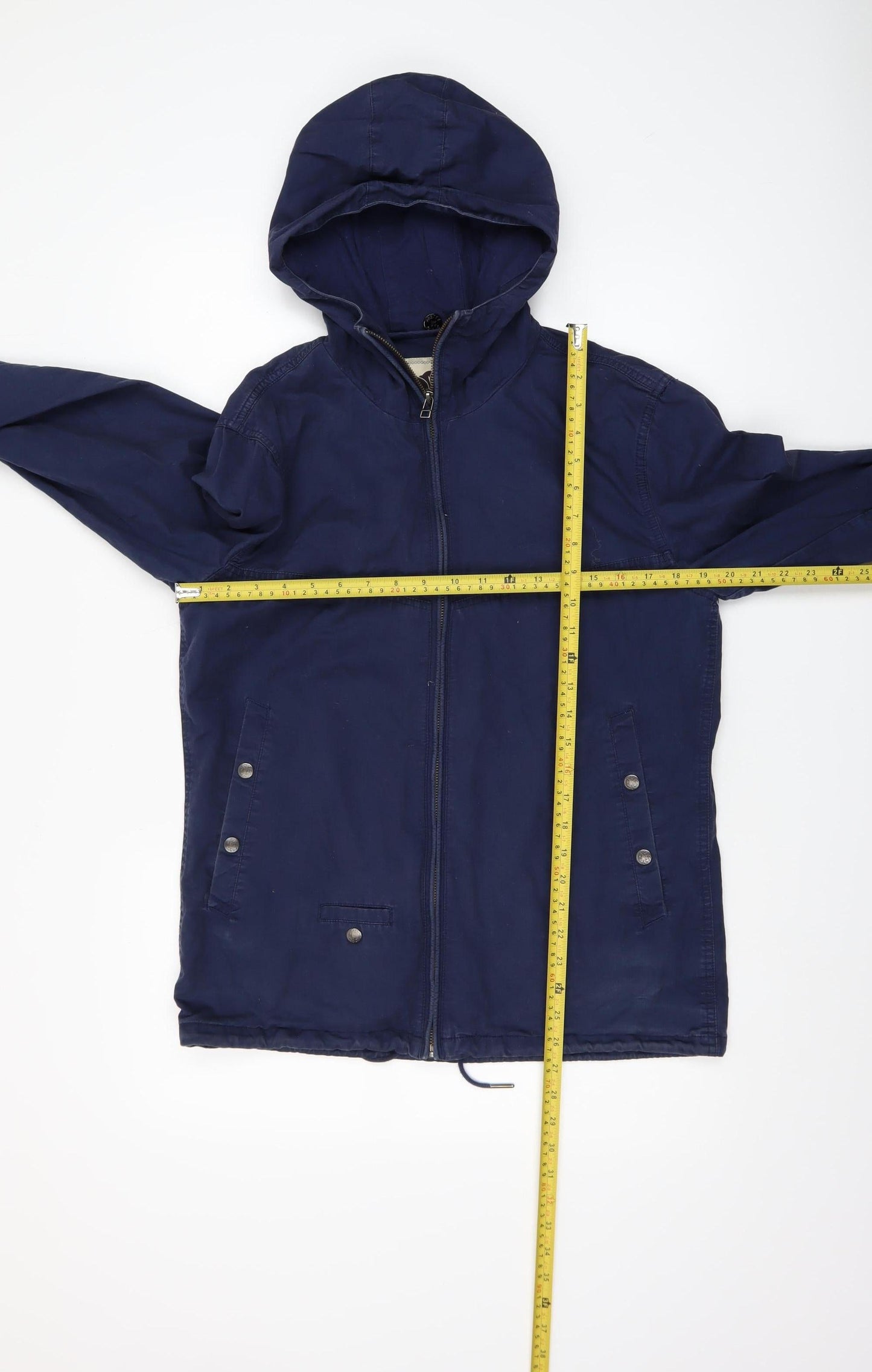 Mens UK Size S Pretty Green Blue Windbreaker Coat
