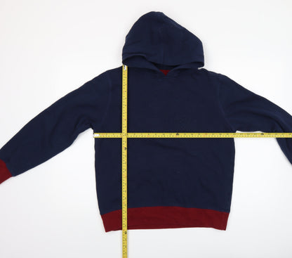 Converse All Star Boys Navy Pullover Hoodie XL 13-15 Years Cotton Blend