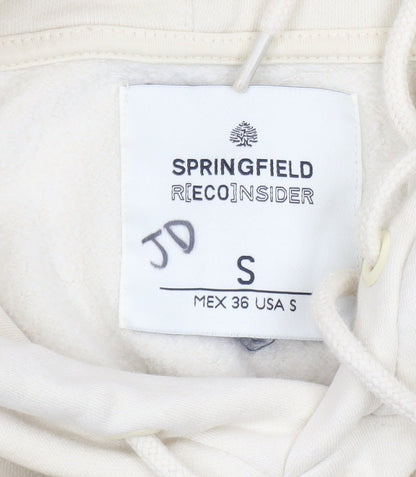 Womens UK Size S Springfield Ivory Pullover Hoodie