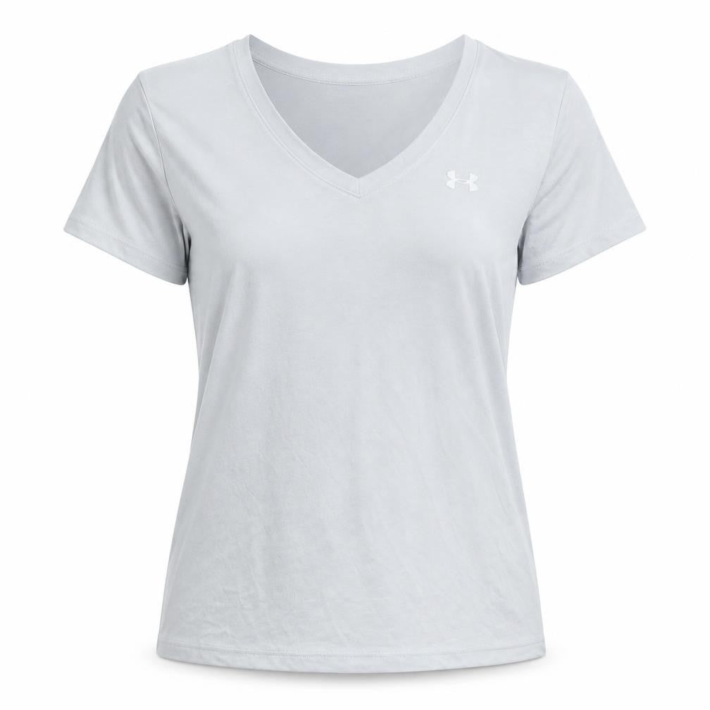 Womens UK Size L Under armour Grey Gym & Training Running & Jogging Yoga T-Shirt