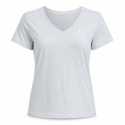 Womens UK Size L Under armour Grey Gym & Training Running & Jogging Yoga T-Shirt