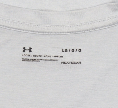 Womens UK Size L Under armour Grey Gym & Training Running & Jogging Yoga T-Shirt