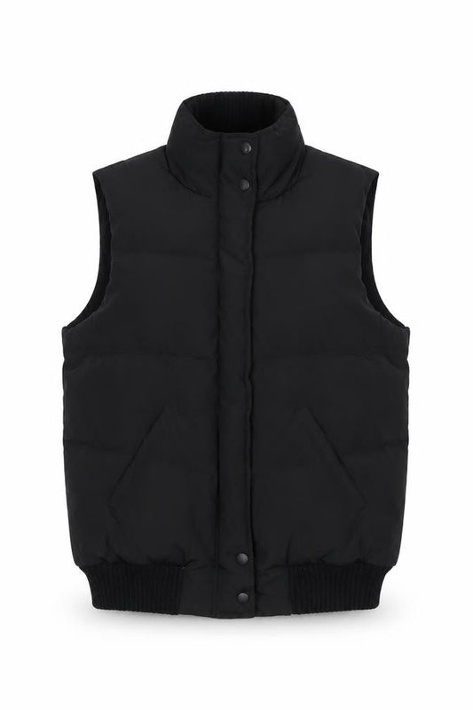 Next Womens Black Padded Puffer Waistcoat Gilet Size 10