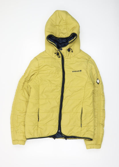 Womens UK Size L Woodland Active Outfitters Yellow Puffer Jacket