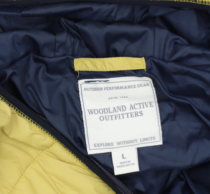Womens UK Size L Woodland Active Outfitters Yellow Puffer Jacket