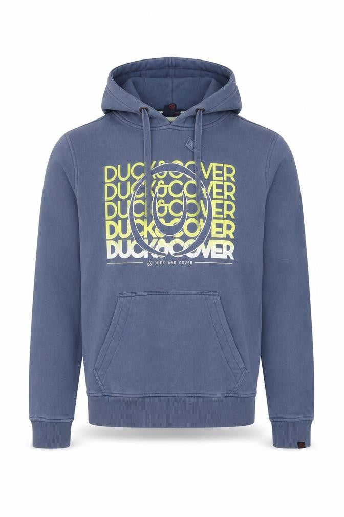 Mens UK Size M Duck and Cover Blue Pullover Hoodie