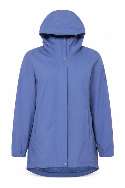 Womens UK Size 10 Portwest Blue Rain Coat