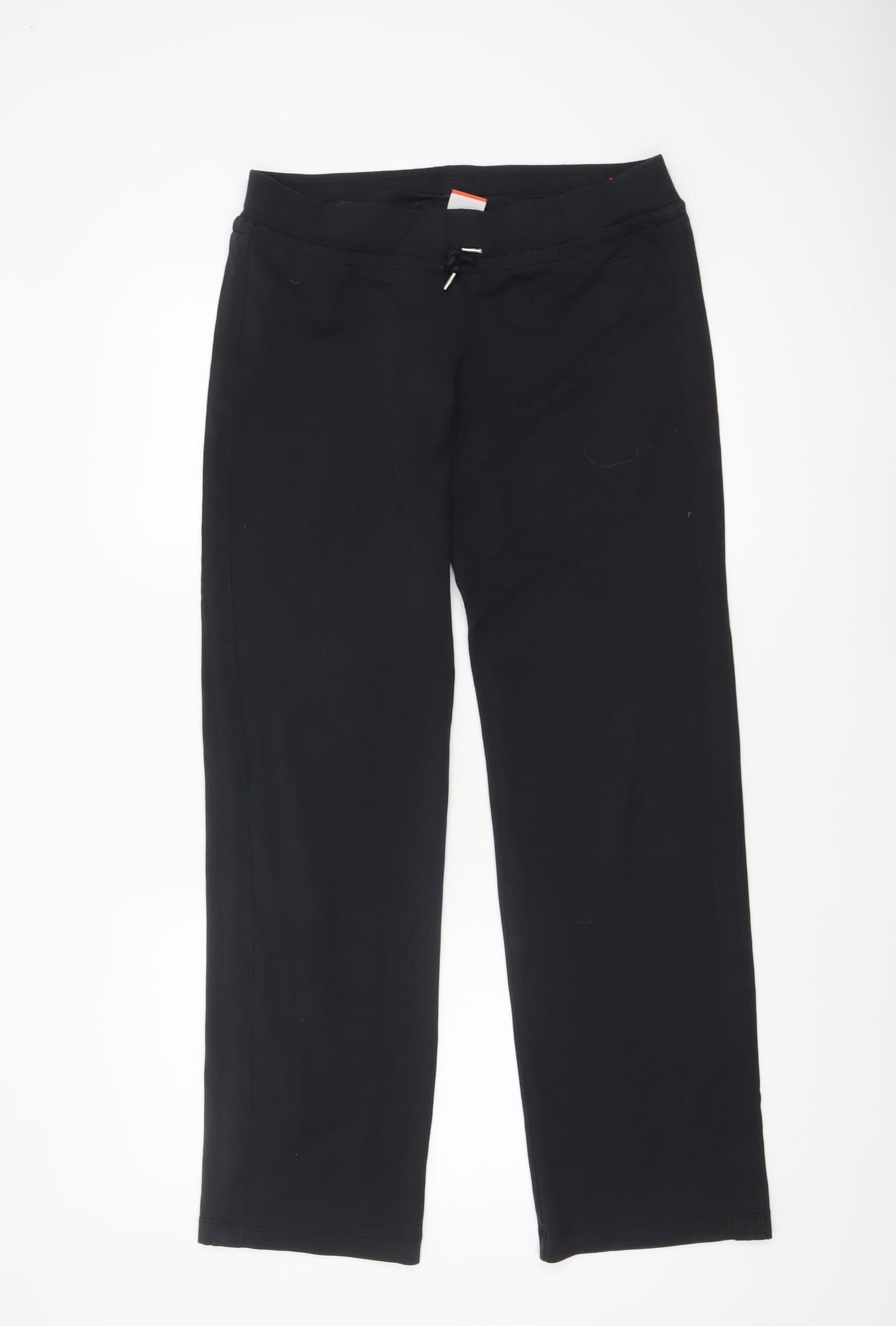Womens UK Size M Nike Athletic Fit Track Pants Black Trousers