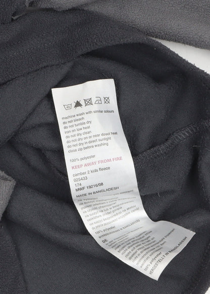 Mountain Warehouse Boys Black Fleece 1/4 Zip Pullover Sweatshirt 5-6 Years