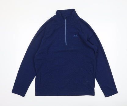 Mens UK Size L Trespass Blue Pullover Sweatshirt