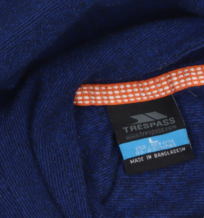 Mens UK Size L Trespass Blue Pullover Sweatshirt