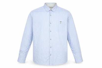 Ted Baker Men’s Blue Cotton Long Sleeve Button-Up Shirt Size 6 Regular