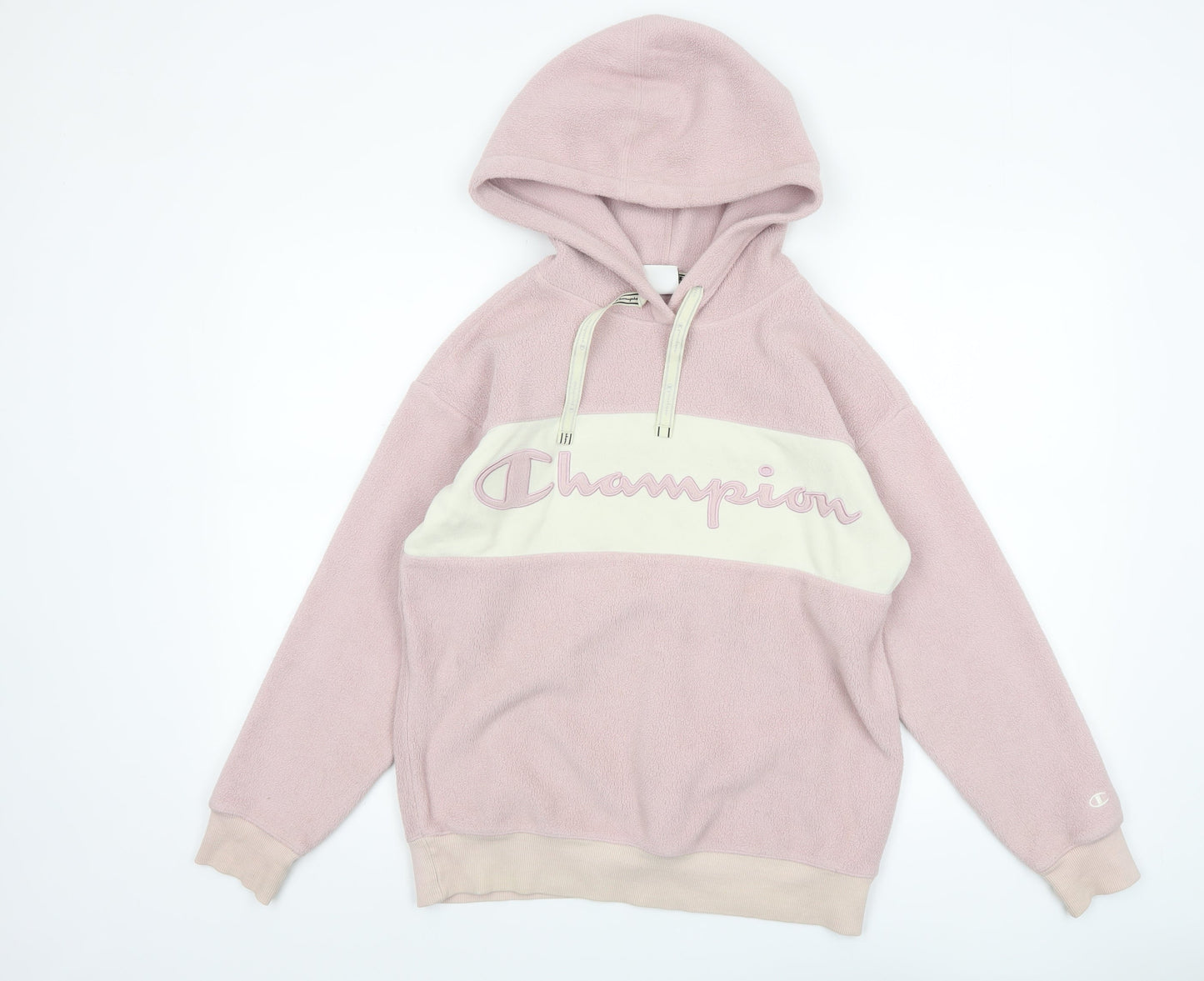 Womens UK Size XS Champion Pink Pullover Hoodie