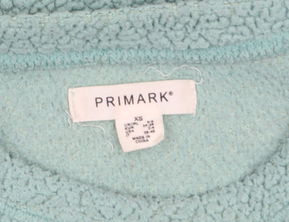 Womens UK Size XS Primark Blue Pullover Sweatshirt