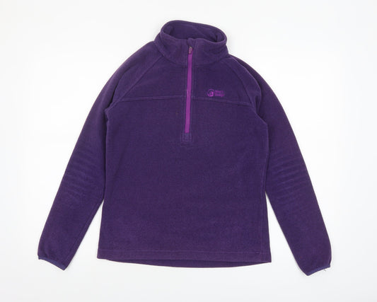 Womens UK Size 10 North Ridge Purple Pullover Sweatshirt
