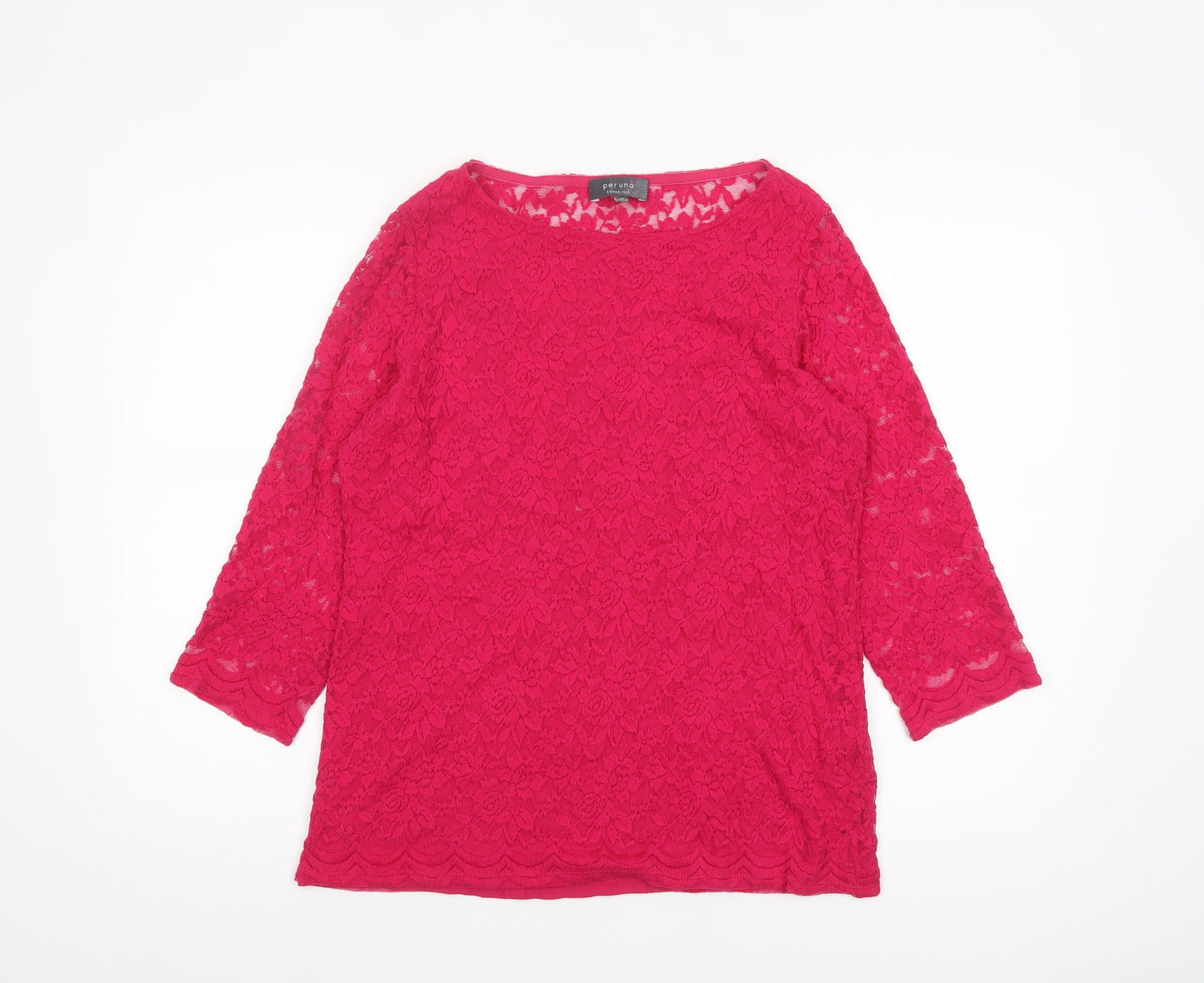 Womens UK Size 14 Marks and Spencer Pink Tunic Blouse