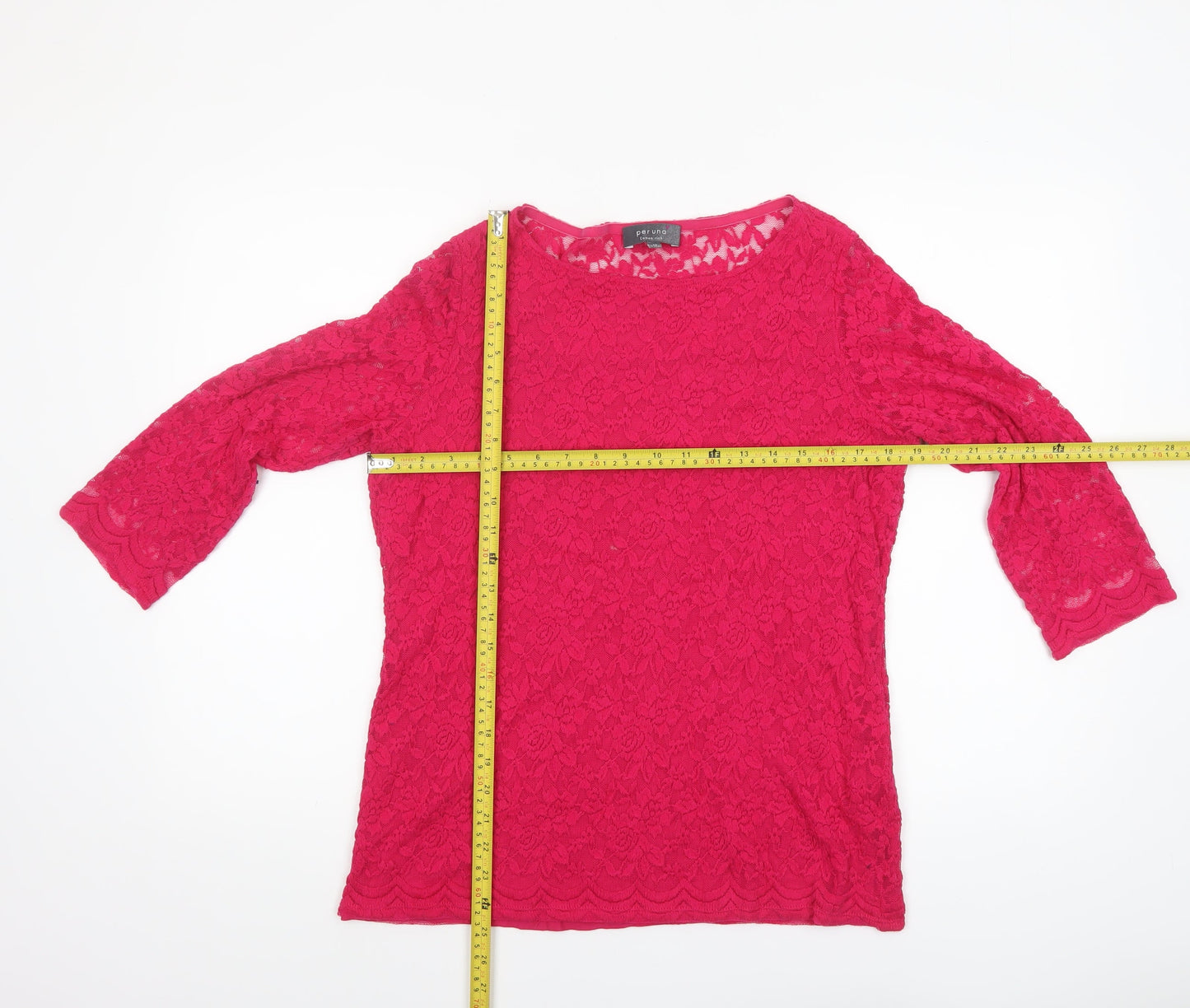 Womens UK Size 14 Marks and Spencer Pink Tunic Blouse