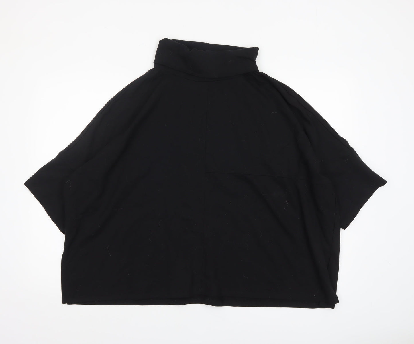 Womens UK Size S Wynne Lounge Black Jersey T-Shirt
