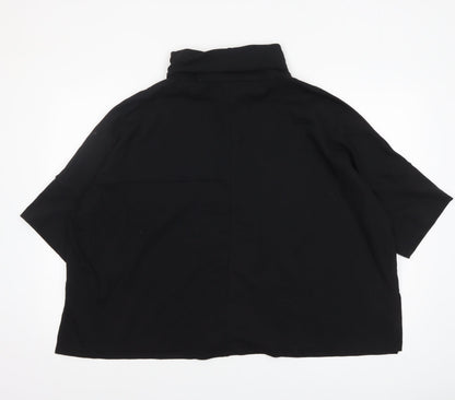 Womens UK Size S Wynne Lounge Black Jersey T-Shirt