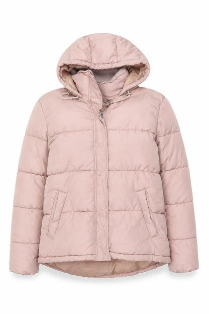 Womens UK Size 12 Dorothy Perkins Pink Puffer Jacket