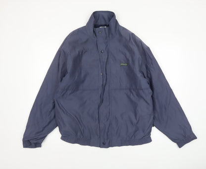 Mens UK Size M Ping Blue Windbreaker Coat