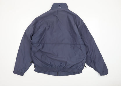 Mens UK Size M Ping Blue Windbreaker Coat