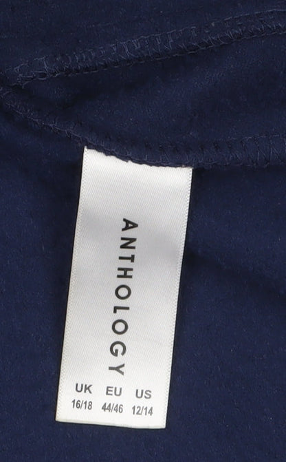 Womens UK Size 16/18 Anthology Blue Basic Jacket