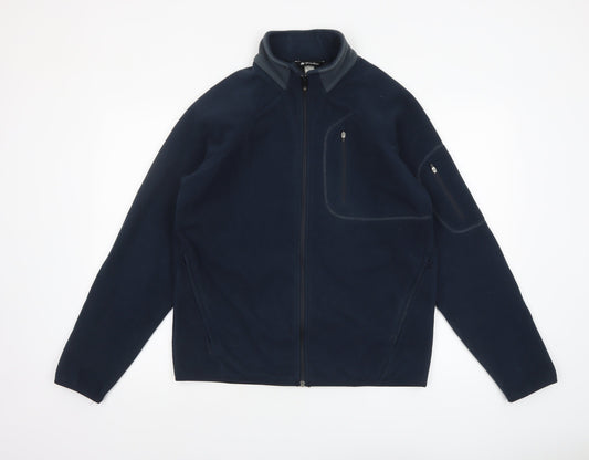 Mens UK Size L Quechua Blue Fleece
