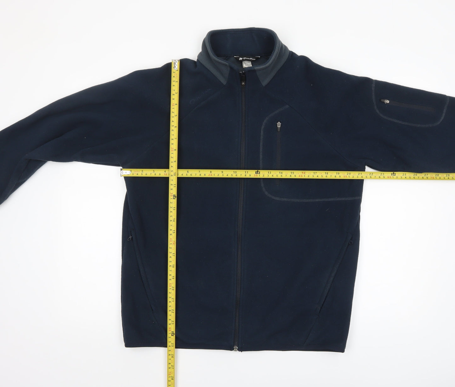 Mens UK Size L Quechua Blue Fleece