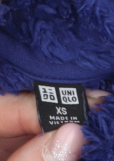 Womens UK Size XS Uniqlo Blue Basic Jacket