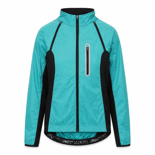 Crane Womens Green Windbreaker Sports Jacket Size 12-14 Regular Fit