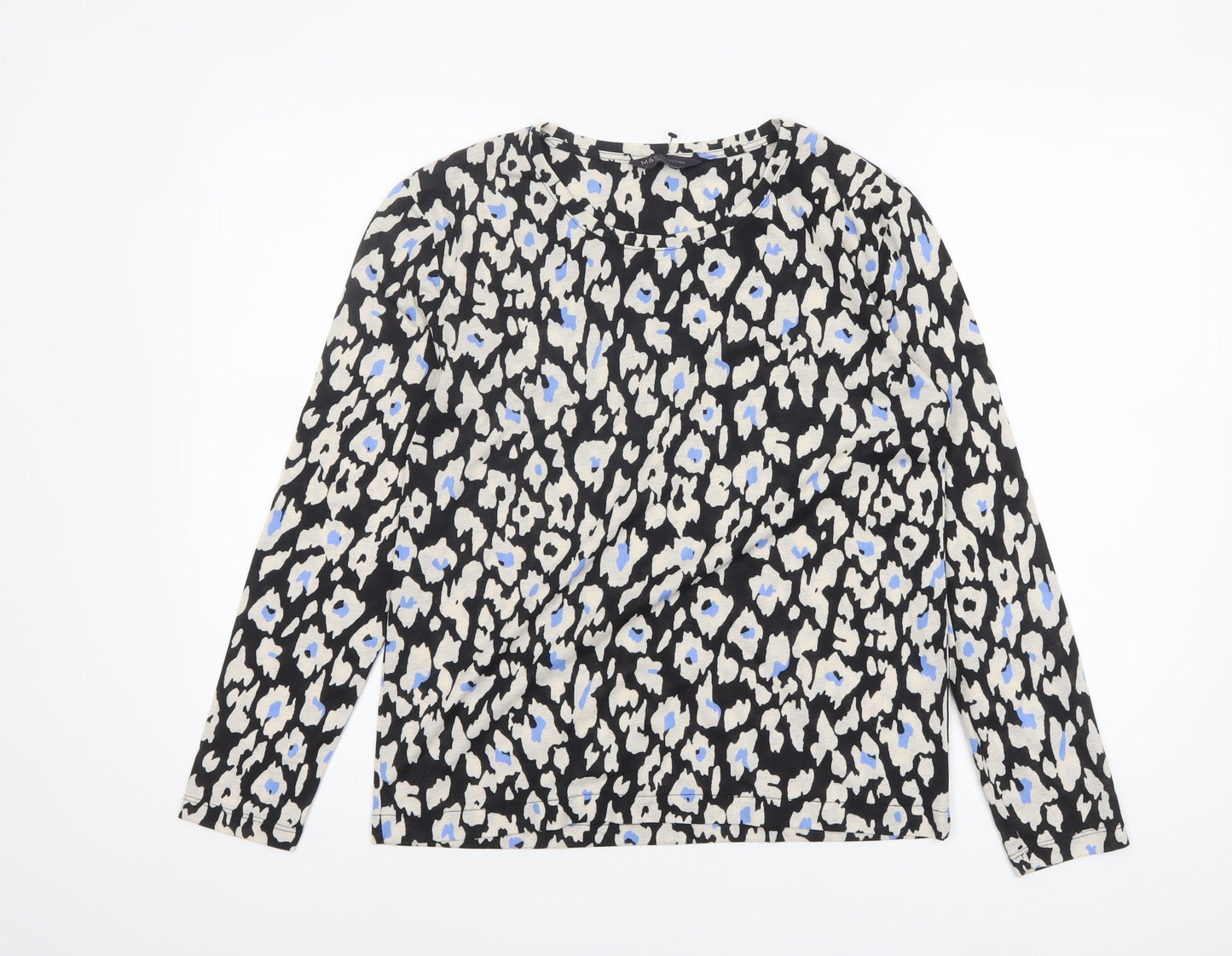 Womens UK Size 8 Marks and Spencer Multicoloured Basic Blouse