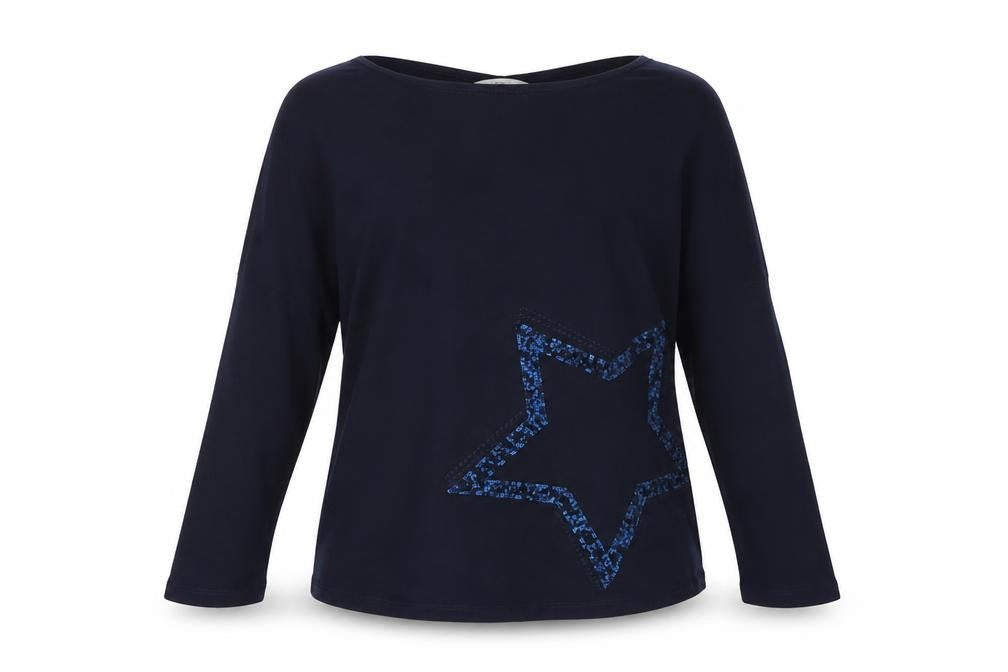 Womens UK Size L NEXT Blue Basic T-Shirt