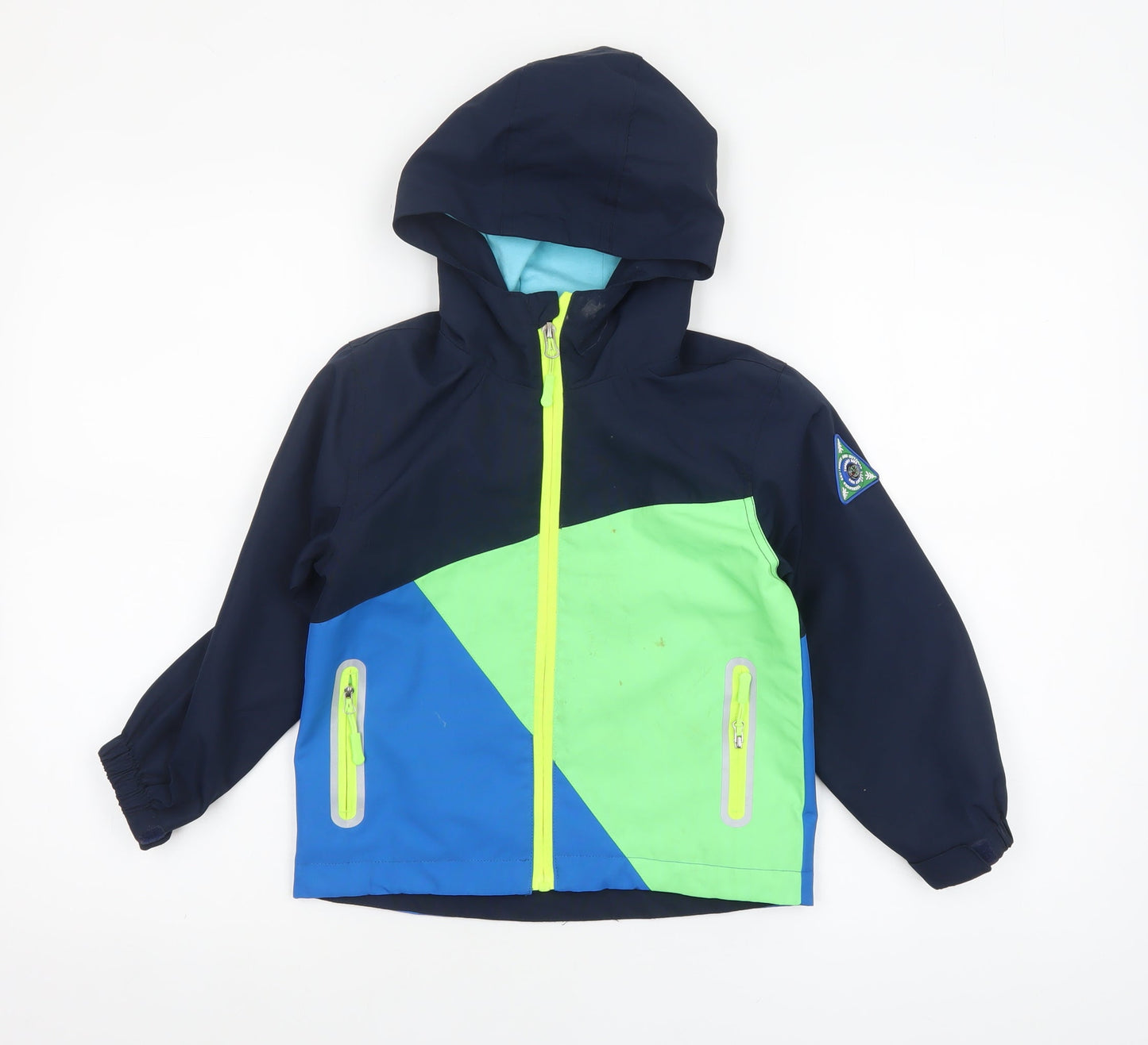 Boys UK Size 4-5 Years Top&Sky Kids Blue Rain Coat
