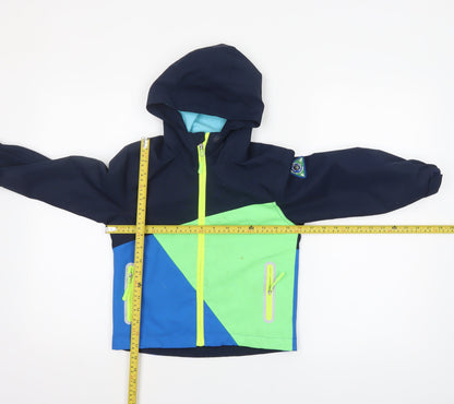 Boys UK Size 4-5 Years Top&Sky Kids Blue Rain Coat