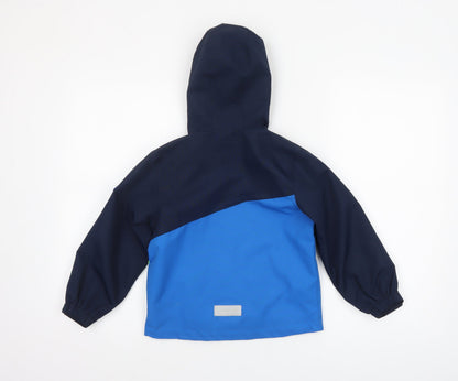 Boys UK Size 4-5 Years Top&Sky Kids Blue Rain Coat
