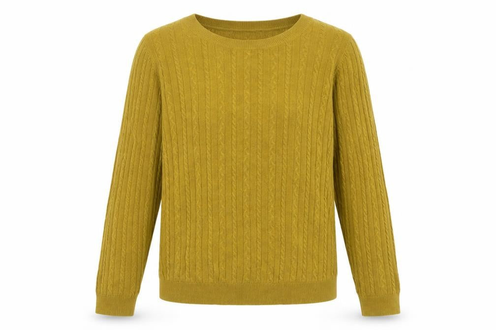 Womens UK Size 12 TU Yellow Pullover Jumper