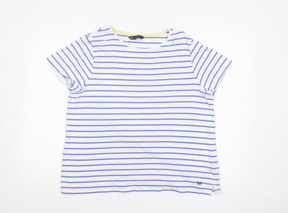 Womens UK Size 18 Crew Clothing Company White Basic T-Shirt