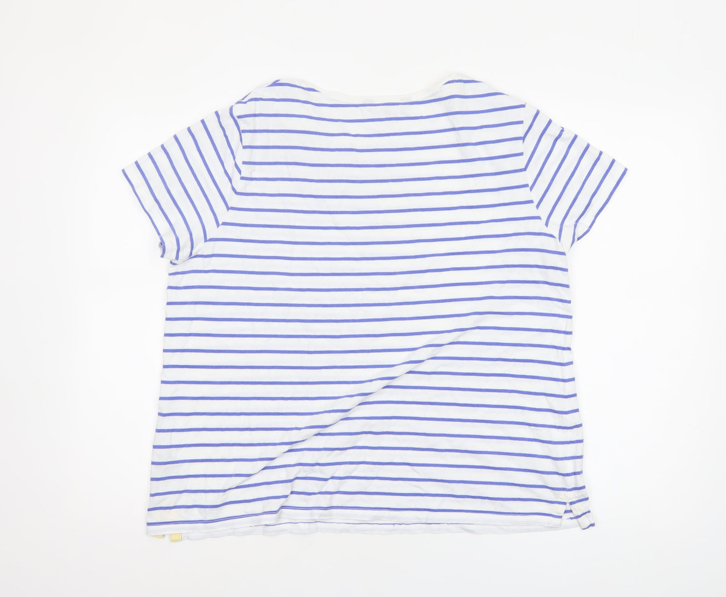 Womens UK Size 18 Crew Clothing Company White Basic T-Shirt