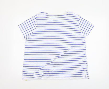 Womens UK Size 18 Crew Clothing Company White Basic T-Shirt