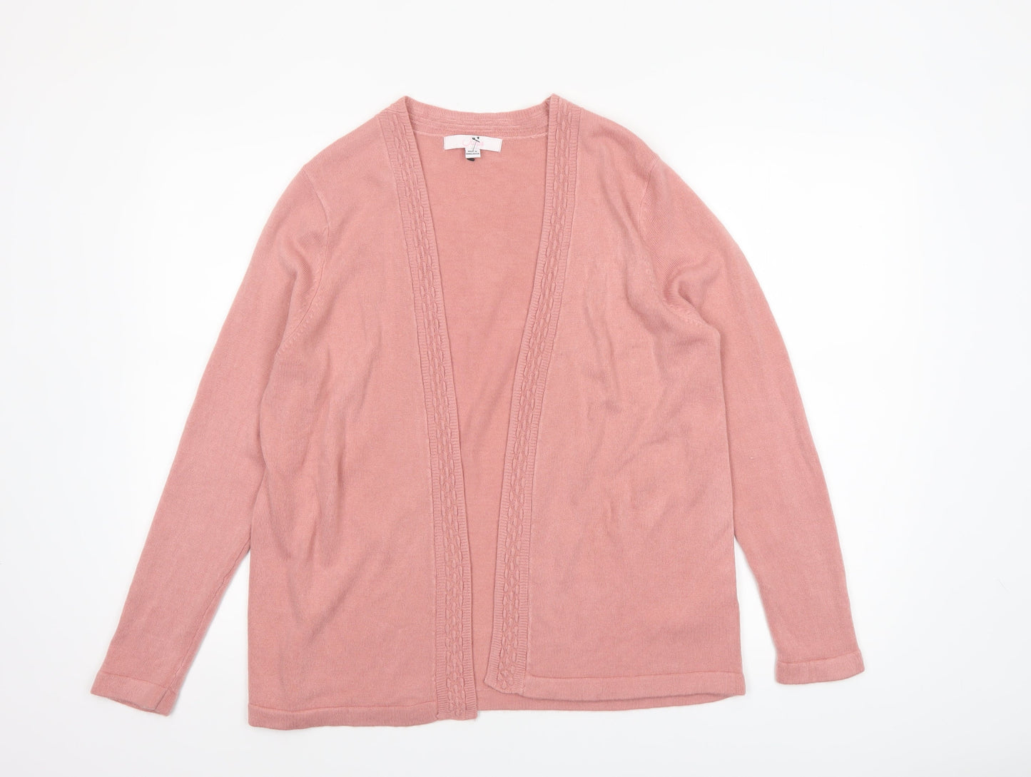 Womens UK Size 12/14 Julipa Pink Cardigan Jumper
