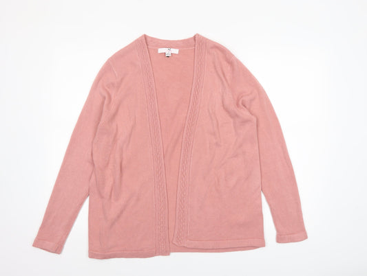 Womens UK Size 12/14 Julipa Pink Cardigan Jumper