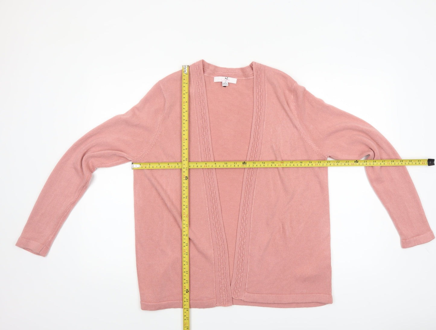 Womens UK Size 12/14 Julipa Pink Cardigan Jumper