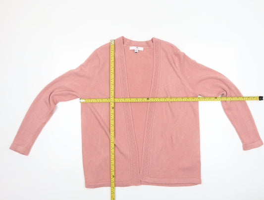 Womens UK Size 12/14 Julipa Pink Cardigan Jumper